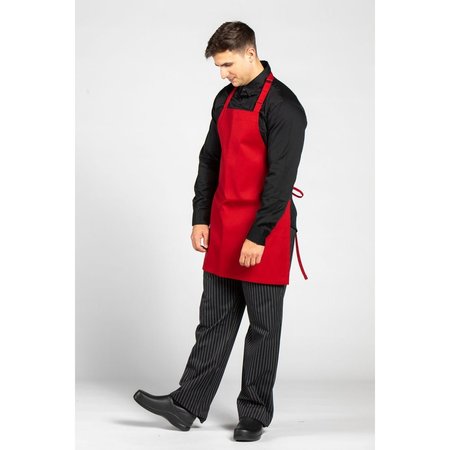 UNCOMMON THREADS Adjustable Bib Apron Red 3010-1900